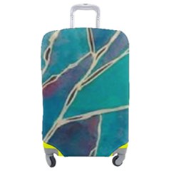 Aqua Batik, Abstract, Colorful Luggage Cover (medium) by kyorashop23