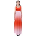 Pink Lace To Scarlet Red Bilinear Gradient Empire Waist Maxi Dress View1