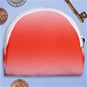 Pink Lace To Scarlet Red Bilinear Gradient Horseshoe Style Canvas Pouch View2