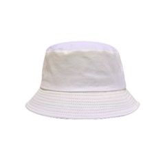 Cream Yellow To Pale Violet Linear Gradient Inside Out Bucket Hat (kids) by GradientsOmbre
