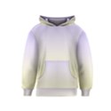 Pale Violet To Cream Yellow Linear Gradient Kids  Pullover Hoodie View1