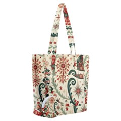 Christmas Tree Snow Everyday Shoulder Bag With Pouch Bag by Bedest