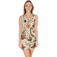 Christmas Tree Snow Bodycon Dress by Bedest