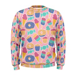 Ice Cream Donut Sweets Candie Men s Sweatshirt by Apenda