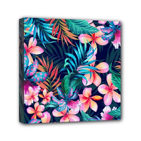 Hawaiian Flowers Hawaii Mini Canvas 6  X 6  (stretched) by Cemarart