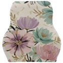 Flowers Pattern Floral Car Seat Velour Cushion  View1