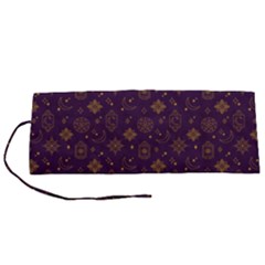 Moon Stars Pattern Roll Up Canvas Pencil Holder (s) by Sabxi