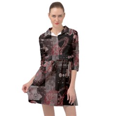 Aesthetic , Aesthetic, Dark Mini Skater Shirt Dress by kyorashop23