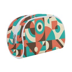 Retro Colorful Background, Retro Abstraction Make Up Case (small) by kyorashop23