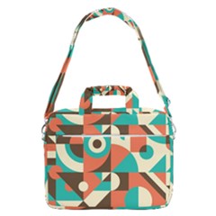 Retro Colorful Background, Retro Abstraction Macbook Pro 15  Shoulder Laptop Bag by kyorashop23