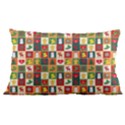 Template Christmas Pattern 16 x24  Lumbar Throw Cushion Case (Two Sides) View2
