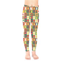 Template Christmas Pattern Kids  Leggings by Proyonanggan