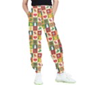 Template Christmas Pattern Kids  Joggers View1