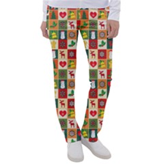 Template Christmas Pattern Women s Casual Pants by Proyonanggan