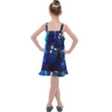 Tardis Doctor Who Space Galaxy Kids  Overall Dress View2