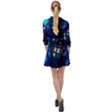 Tardis Doctor Who Space Galaxy Mini Skater Shirt Dress View2