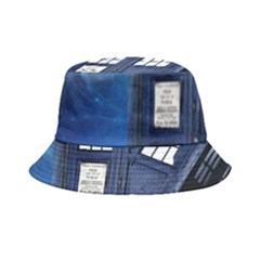 Tardis Doctor Who Space Blue Bucket Hat by Cemarart