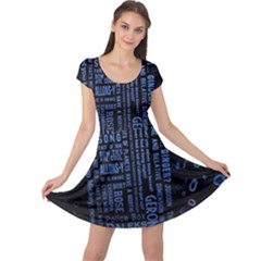 Doctor Who Tardis Cap Sleeve Dress by Cemarart