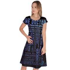 Doctor Who Tardis Classic Short Sleeve Dress by Cemarart