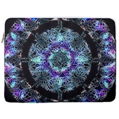 Round Wreath 17  Vertical Laptop Sleeve Case With Pocket by Sabxi