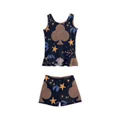Seamless Pattern Repeat Repetition Kids  Boyleg Swimsuit by Sabxi
