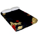 Korean Art Flowers Asian Pattern Fitted Sheet (Queen Size) View2