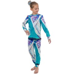 Seascape Kids  Long Sleeve Set  by bestdesignintheworld