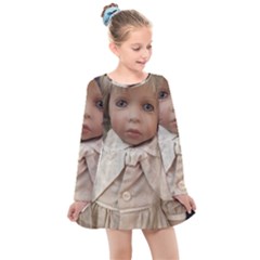 Designer,s Doll-1 Kids  Long Sleeve Dress by bestdesignintheworld