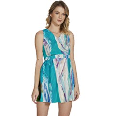 Sailing Boat Sleeveless High Waist Mini Dress by bestdesignintheworld