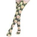 Retro 1880s Flowers Pattern 15 Thigh High Stockings View2