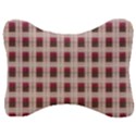 Retro 60s 50s Plaid Pattern 2 Velour Seat Head Rest Cushion View1