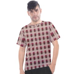 Retro 60s 50s Plaid Pattern 2 Men s Sport Top by violetheavensky