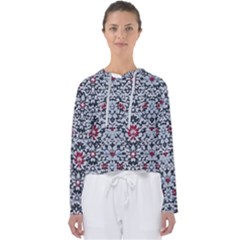 Gothic Leaf Pattern 6 Women s Slouchy Sweat by violetheavensky