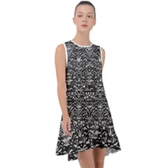 Gothic Leaf Pattern 2 Frill Swing Dress by violetheavensky