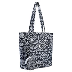 Gothic Leaf Pattern 3 Everyday Shoulder Bag With Pouch Bag by violetheavensky