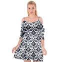 Gothic Leaf Pattern Cutout Spaghetti Strap Chiffon Dress View1