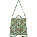 Retro 1880s Flowers Pattern 5 Crossbody Backpack View3