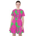 Mid Century Retro Floral 1970s 1960s Pattern 98 Sailor Dress View1