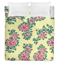 Retro 1880s Flowers Pattern 8 Duvet Cover Double Side (queen Size) by violetheavensky