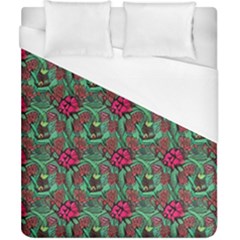 Retro 1880s Flowers Pattern 3 Duvet Cover (california King Size) by violetheavensky