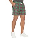 Retro 1880s Flowers Pattern 3 Men s Runner Shorts View2