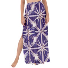 Royal Fractal Pattern 4 Maxi Chiffon Tie-up Sarong by violetheavensky