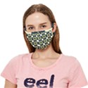 Royal Fractal Pattern Crease Cloth Face Mask (Adult) View1