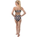 Royal Fractal Pattern 3 Tied Up Two Piece Swimsuit View2