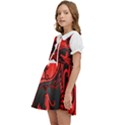 Red Yin Yang Dragons Kids  Sweet Collar Dress View3