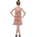 Retro 40s 50s Mexico Flowers Pattern Kids  Overall Dress View2