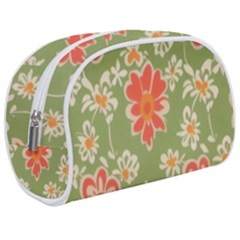 Retro 40s 50s Mexico Flowers Pattern 3 Make Up Case (medium) by violetheavensky