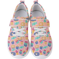 Ice Cream Donut Sweets Candie Men s Velcro Strap Shoes by Apenda