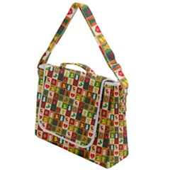 Template Christmas Pattern Box Up Messenger Bag by Proyonanggan