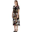 Jesus Christ Modern Halftone pattern T-Shirt Midi Dress With Pockets View2